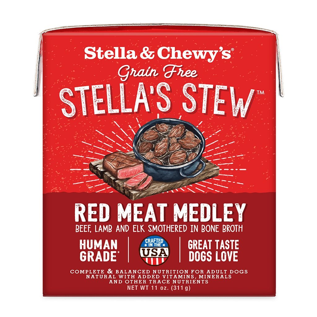 原箱 12 盒優惠 - Stella & Chewy's 雜錦燉肉系列 燉紅肉雜錦狗狗鮮食濕糧 11 oz (SS-RMM-11) - 幸福站
