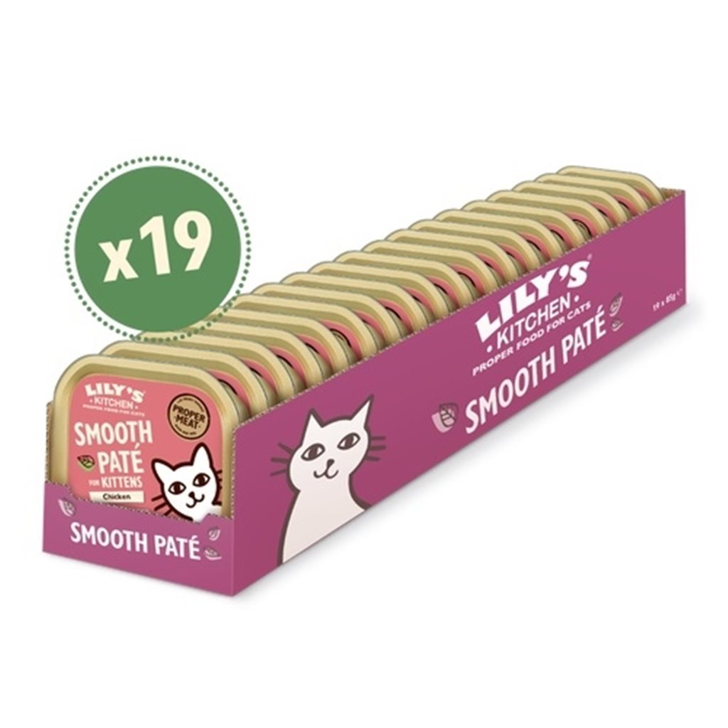 Original box 19 cans discount - Lily's Kitchen Natural Cat Staple Food Can - Kitten Growth Meal 85g (CCK06)