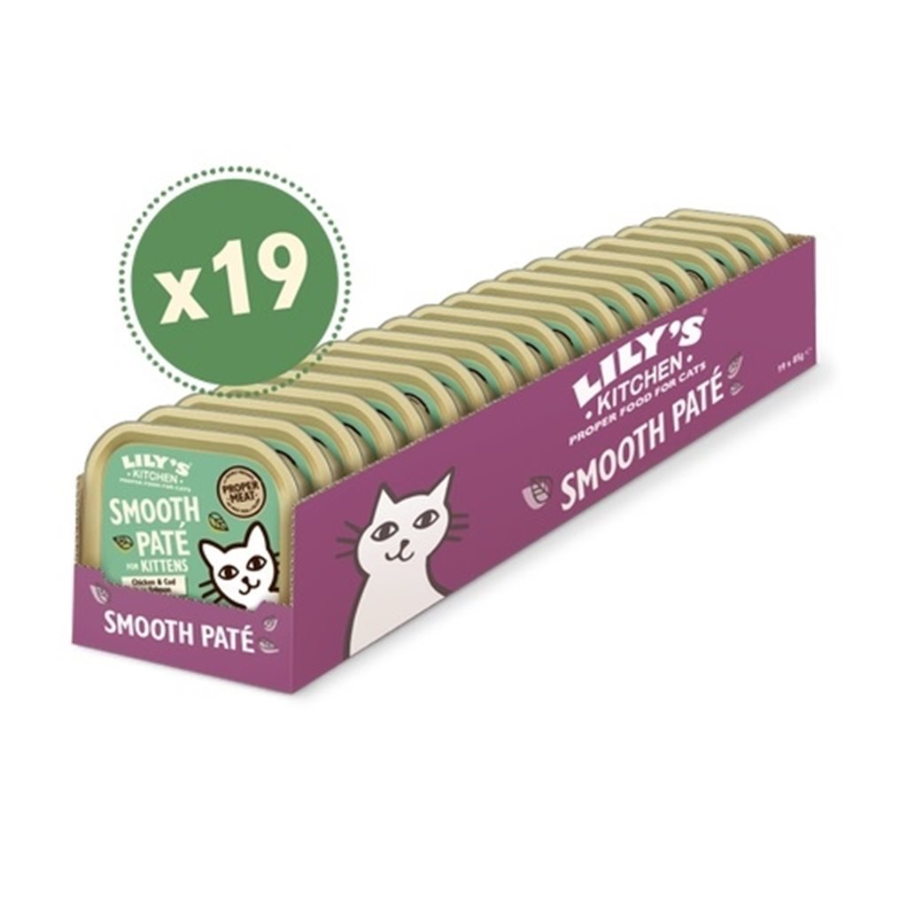 Original box 19 cans discount - Lily's Kitchen Natural Cat Food Can - Kitten Supplement Meal 85g (CKCC85)