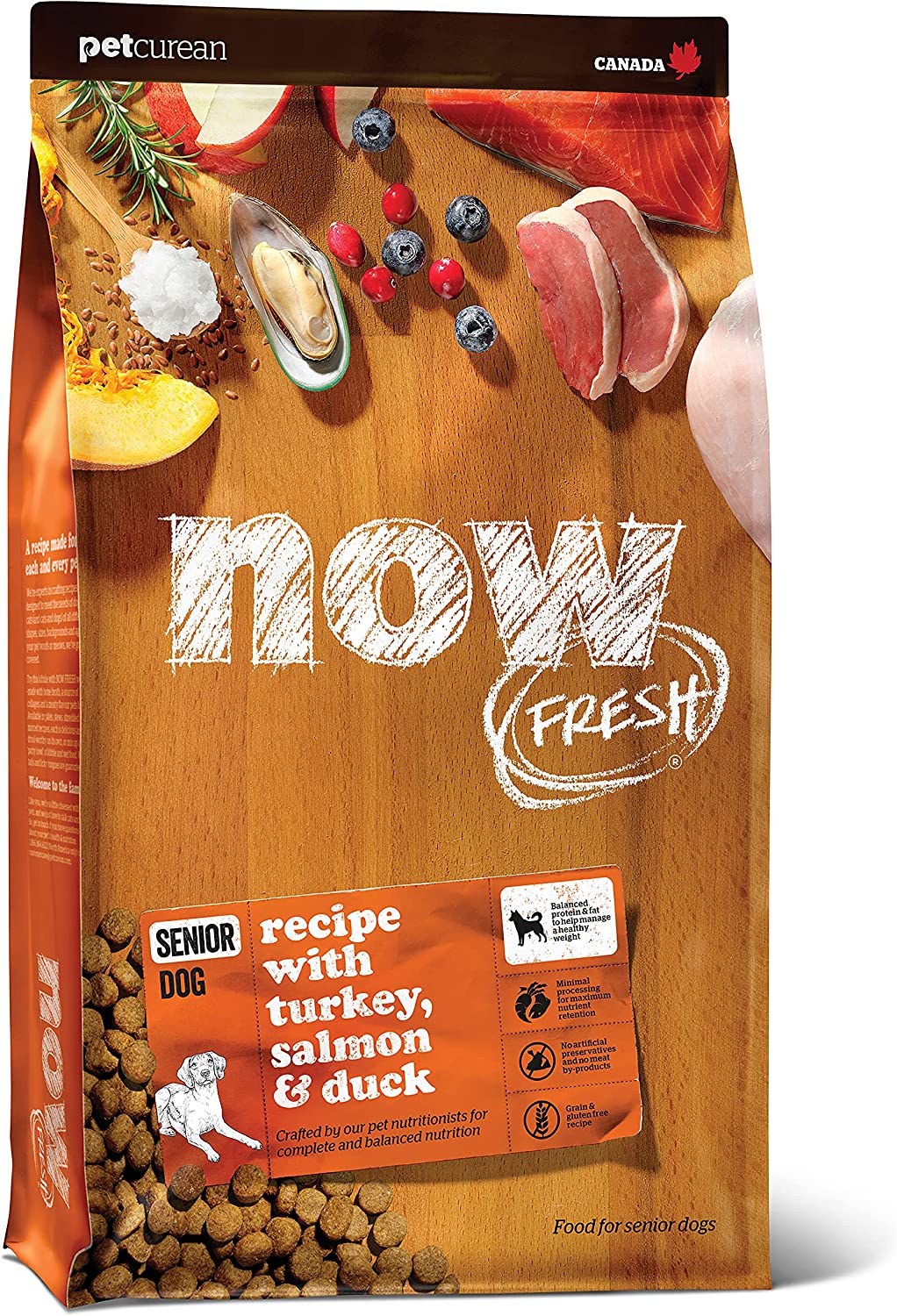 Now! Grain Free Turkey Salmon Duck-Old Dog/Weight Control