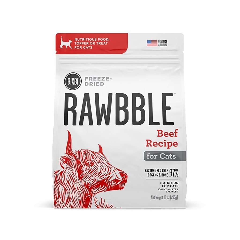 BIXBI fresh meat cat freeze-dried raw meat food beef formula 10oz