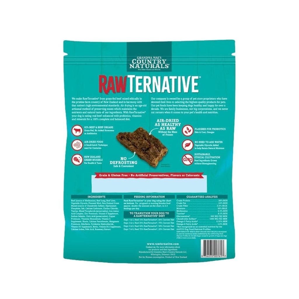 Country Naturals - RawTernative® 無激素草飼牛風乾糧 3 lb