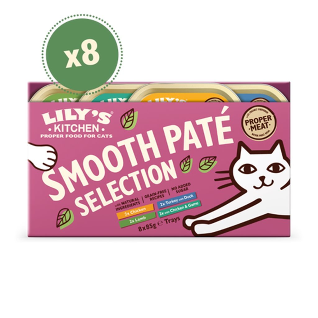 Lily's Kitchen Natural Cat Staple Food Jar Cat Selection Meal Box (Four Flavors)