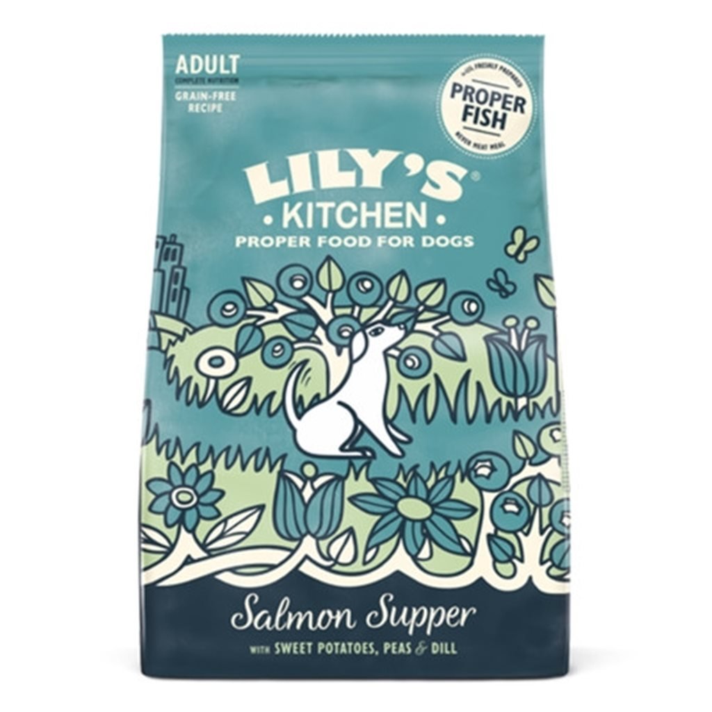 Lily's Kitchen - Grain-Free Adult Salmon Dry Dog Food 2.5 kg (BDDF25)