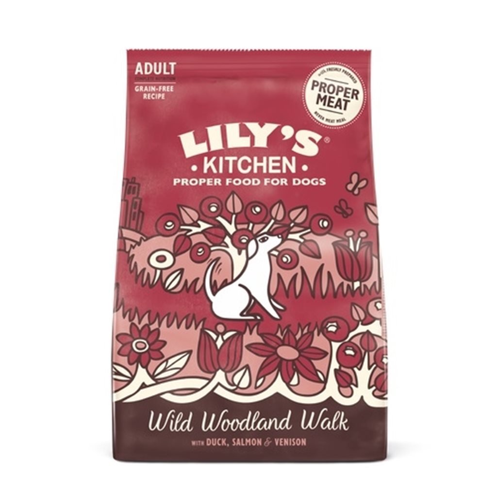 Lily's Kitchen - Grain-Free Forest Feast Dry Dog Food for Adult Dogs 2.5 kg (BDWW23)