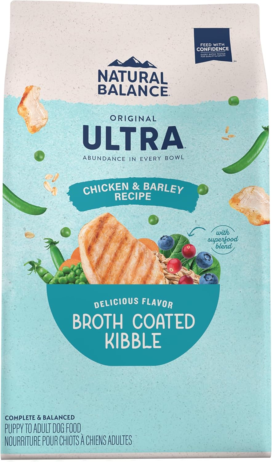 Natural Balance Ultra Flavor - Ultimate Chicken Barley Formula Whole Dog Dry Food 4lb