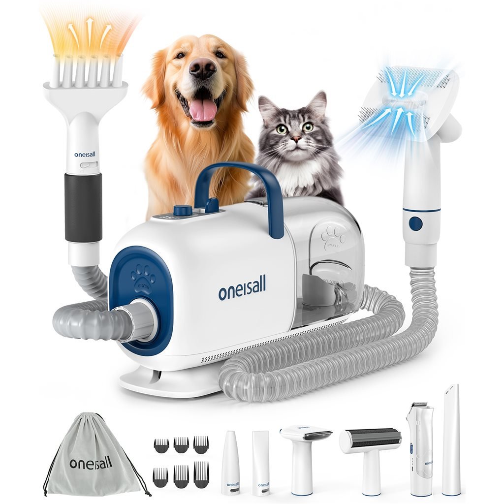 Oneisall - KYLE version multifunctional pet grooming vacuum suction &amp; hair blowing machine