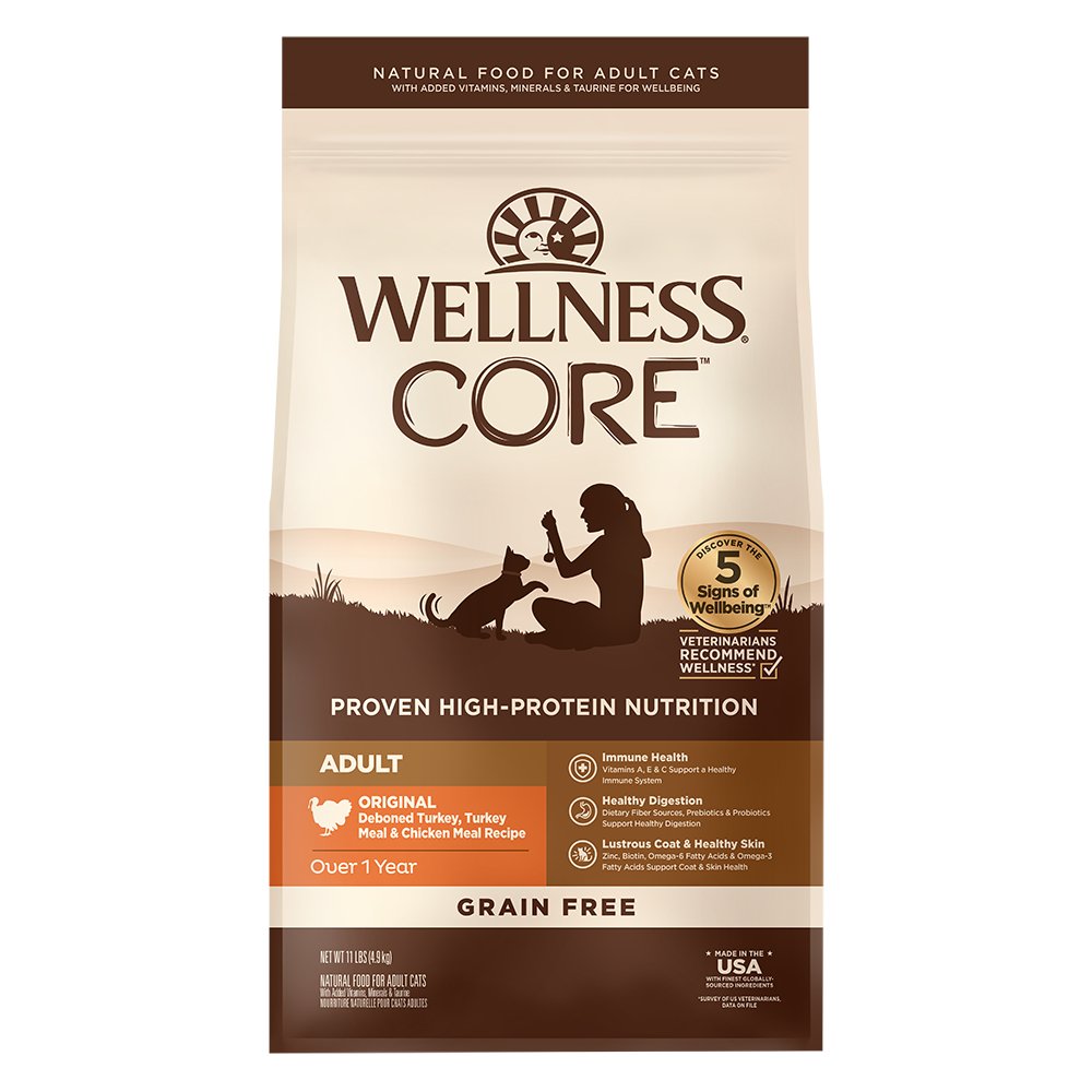 Wellness Core Grain-Free Cat Formula - Turkey and Chicken