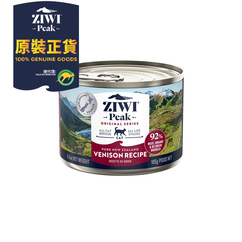 ZiwiPeak - Canned Food (For Cats) - Venison Formula 185g