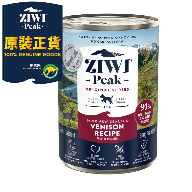 ZiwiPeak - Canned Food (For Dogs) - Venison Formula 390g