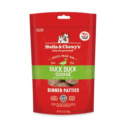 Stella &amp; Chewy's - Freeze Dried Duck Duck Goose Dinner - Freeze-dried duck and goose meat dog food