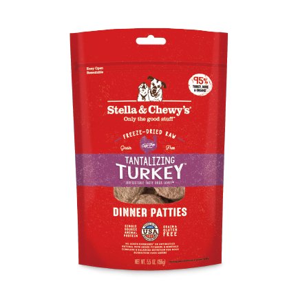 Stella &amp; Chewy's - Freeze Dried Tantalizing Turkey Dinner - Freeze Dried Turkey Dinner for Dogs
