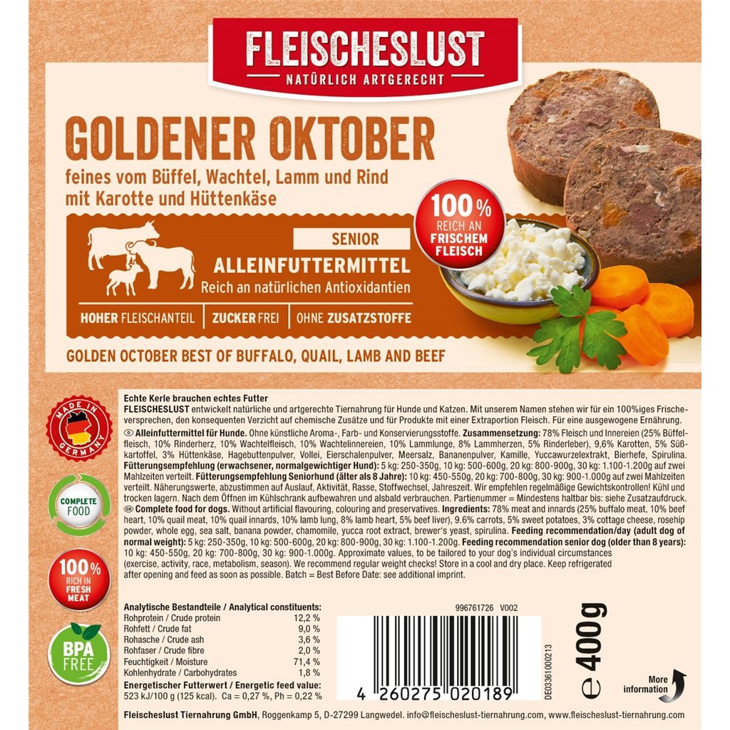 Fleischeslust Braised Easy-Golden October Recipe (Beef, Quail, Sheep, Cottage Cheese)