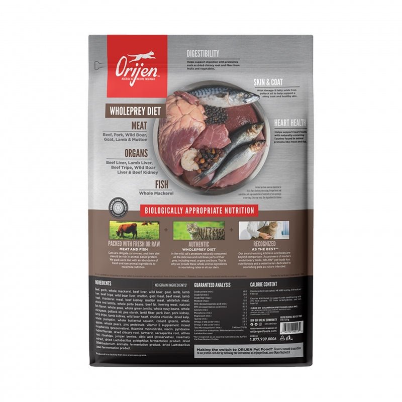 Orijen Grain-Free Red Meat (Cat) Special Formula