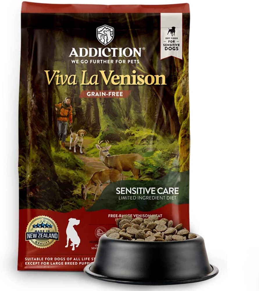 Addiction (Dog Food) – Grain-Free Venison Recipe