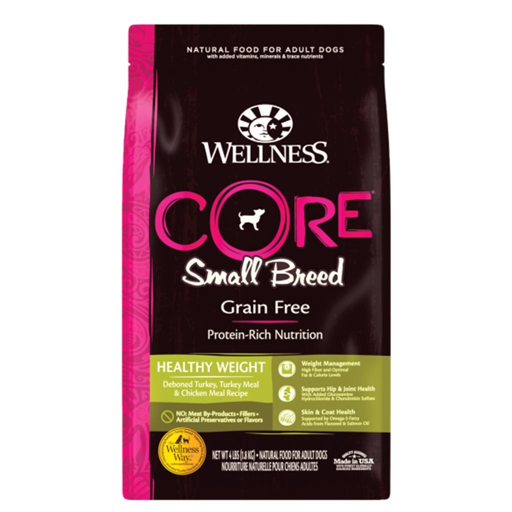 Wellness Core Grain-Free (For Dogs) Formula - Small Weight Loss 4lb (Fine Grains)