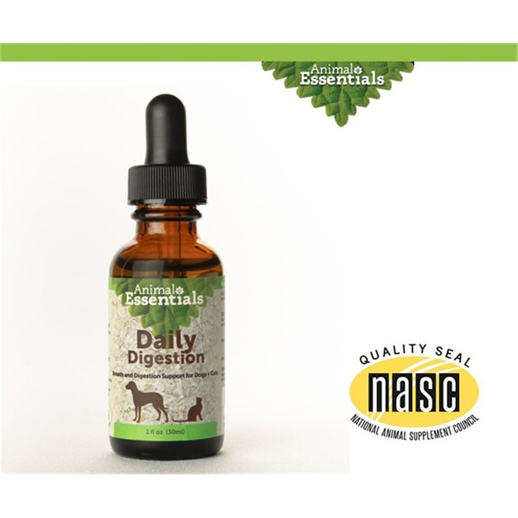 Animal Essentials - Daily Digestion (Ginger Mint) Therapeutic Healthy Herbal Series - Stomach Soothing Formula 2oz