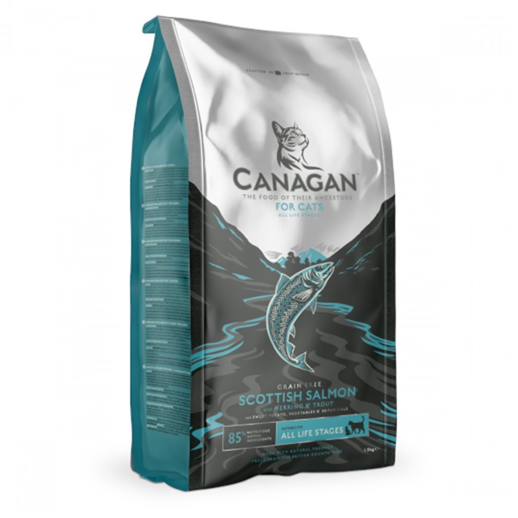 Canagan Scottish Salmon For Cats Grain-free Scottish Salmon (whole cat dry food) (silver blue)