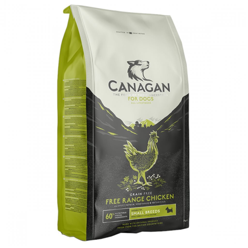 Canagan Small Breed Free-Run Chicken For Dogs Grain-free free-range chicken (whole dog food) small dogs (light green)