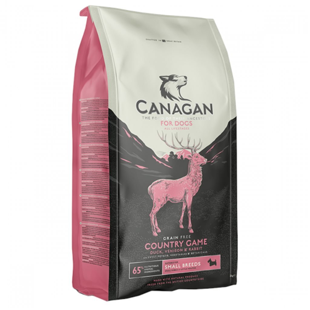 Canagan Small Breed Country Game For Dogs Grain-Free Country Game (Full Dog Food) Small Breed (Pink)