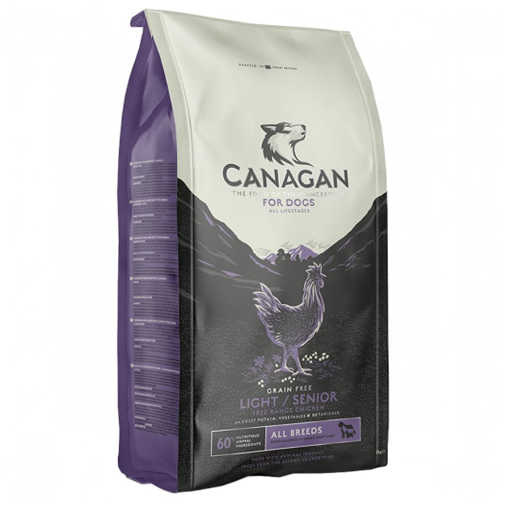 Canagan Light/Senior For Dogs Grain-Free Diet/Senior Dog Food (Purple)