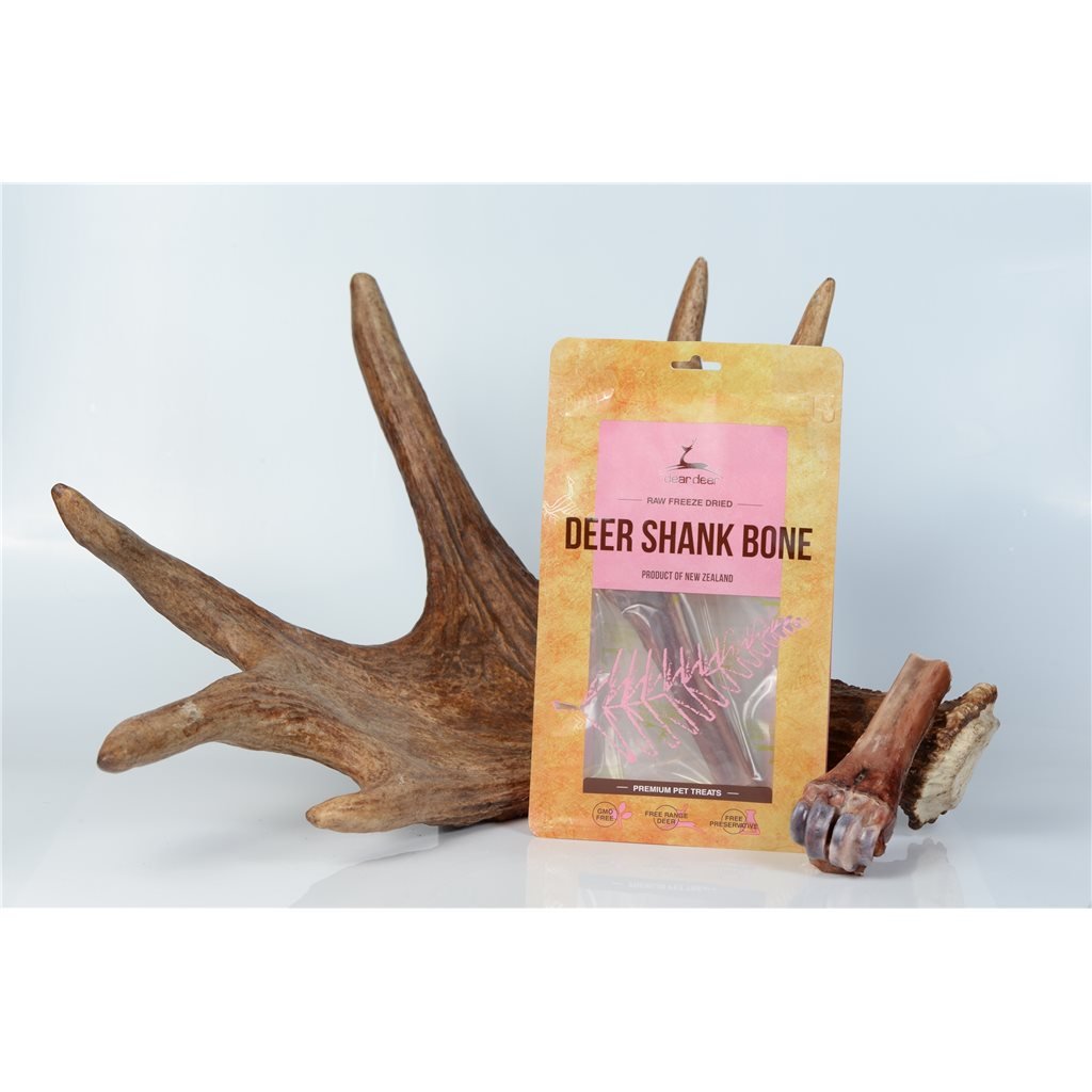 Dear Deer delicious snack series - Deer Shank Bone 4"