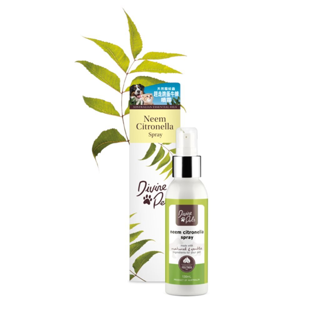 Divine Pets - Neem Citronella Spray anti-mosquito and anti-flea spray