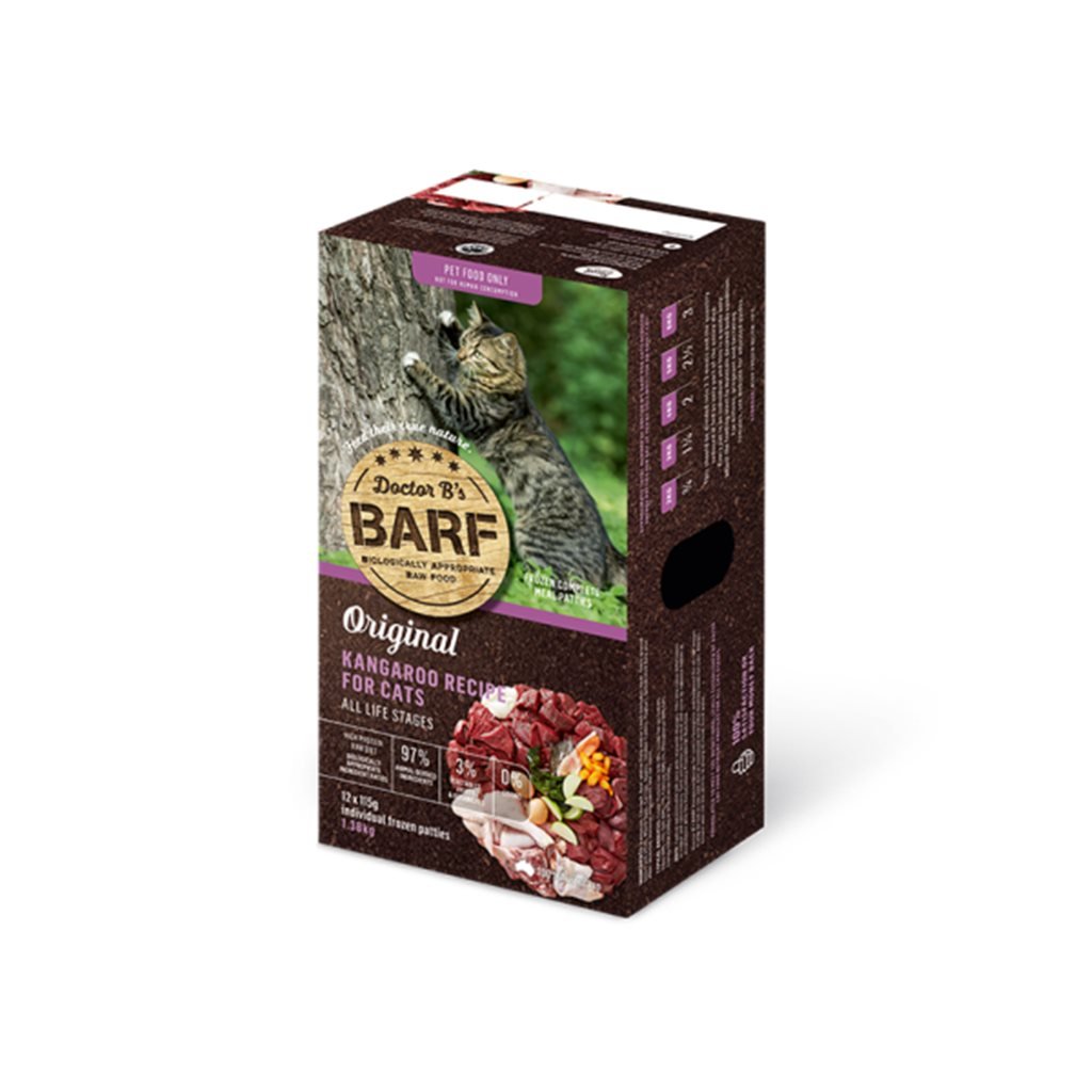 Dr. B (RAW Barf) Frozen Cat Raw Meat Food Kangaroo Meat