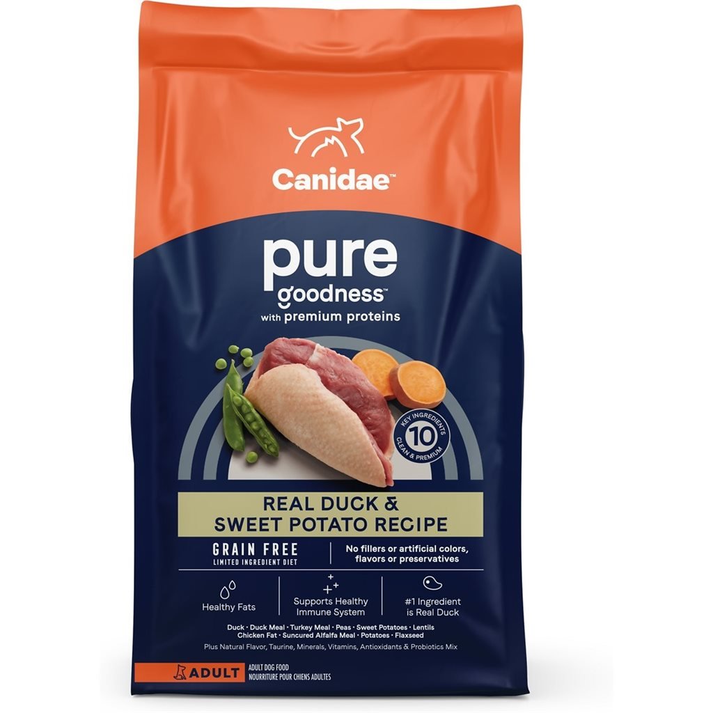 Canidae Pure Duck Grain-Free Adult Dog Formula (Duck &amp; Sweet Potato)