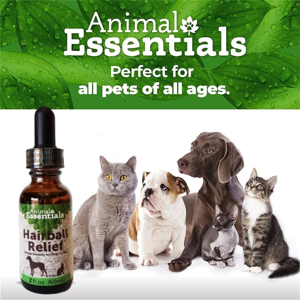 Animal Essentials - Hairball Relief 治療養生草本系列 - 去毛球配方 (貓狗合用) 2oz - 幸福站