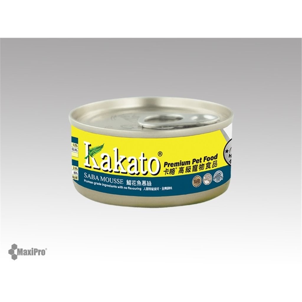 Kakato Saba Mousse Mackerel Mousse (for dogs and cats) 70g