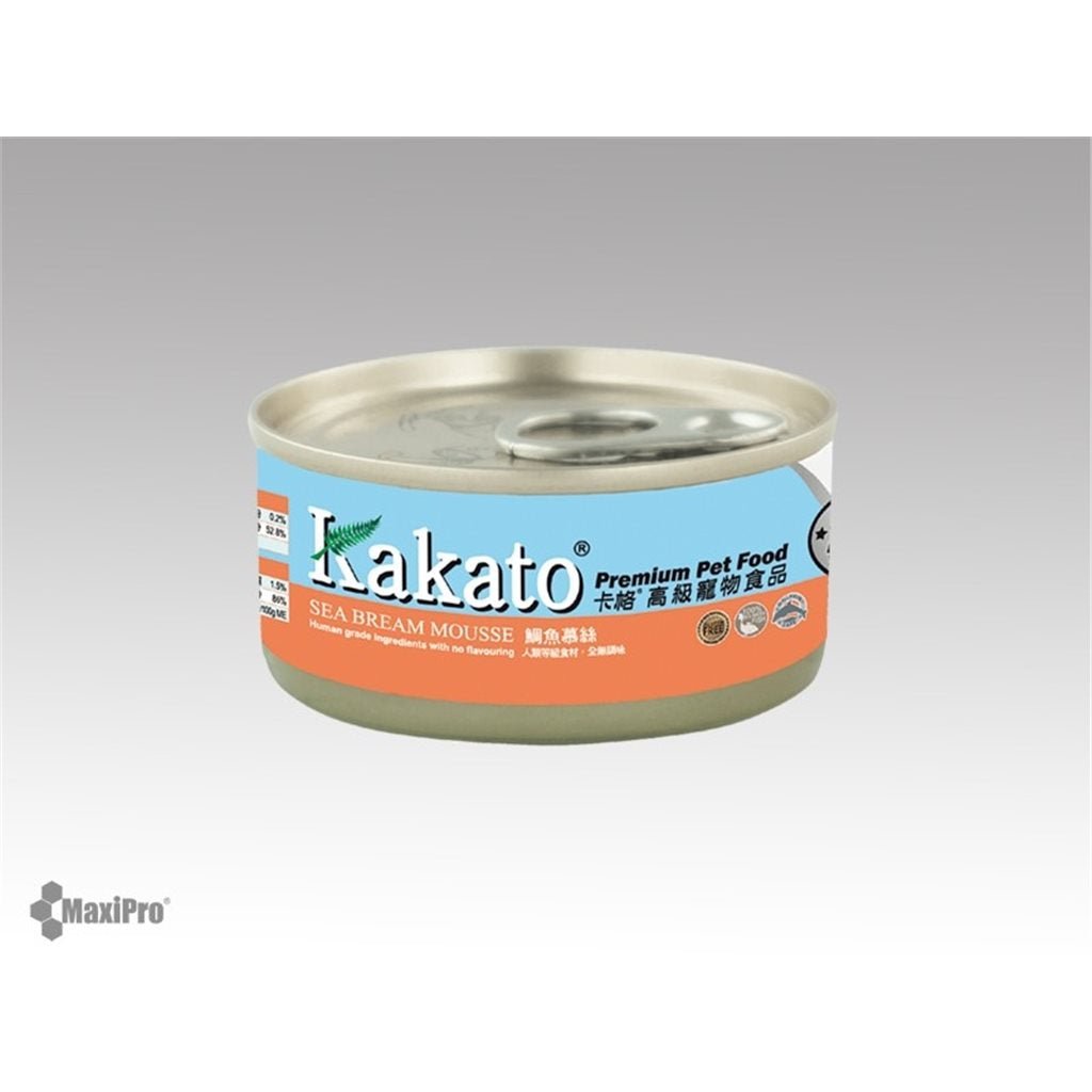 Kakato Seabream Mousse (for cats and dogs) 70g