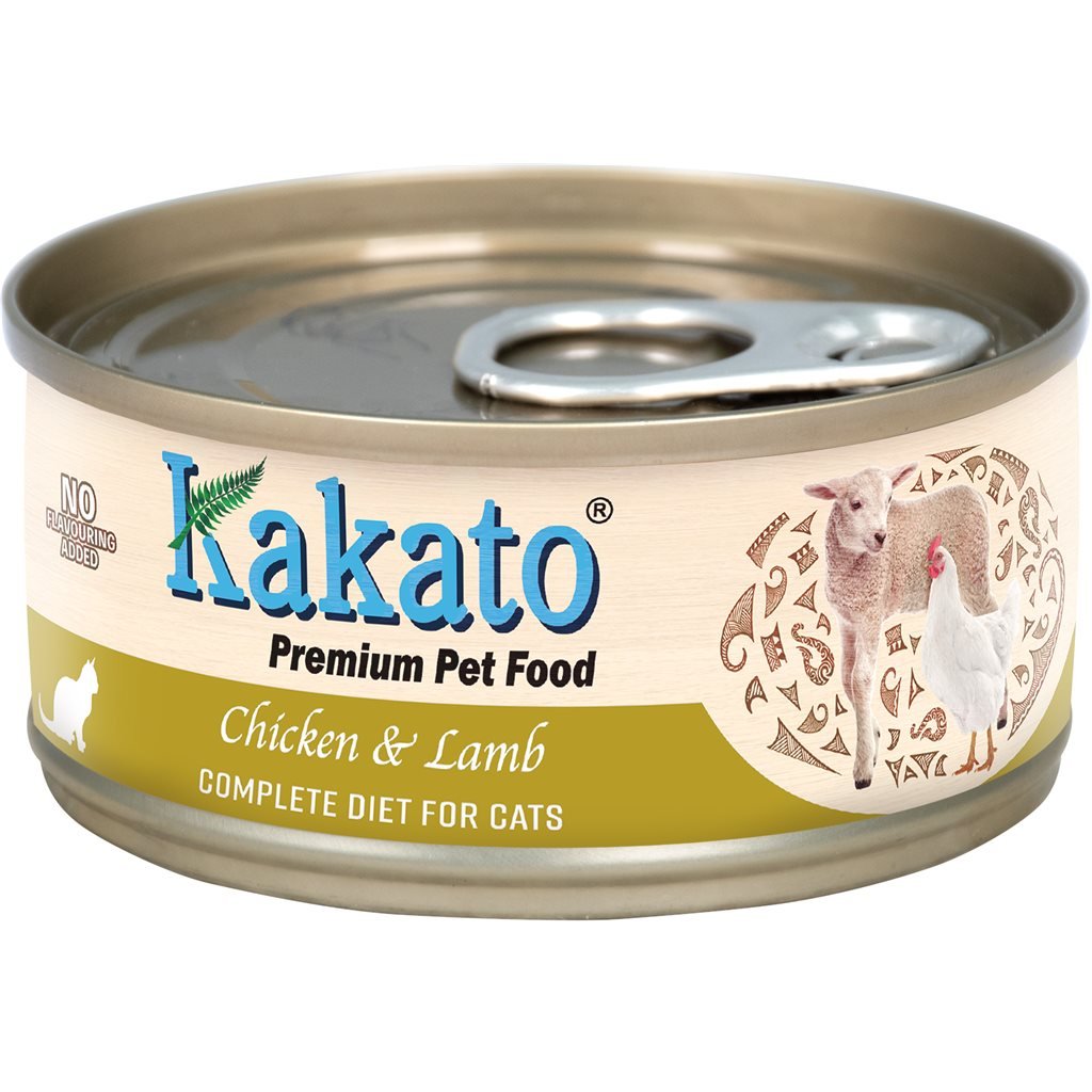 Kakato 卡格 貓主食罐系列 - 雞肉、羊肉 70g - 幸福站