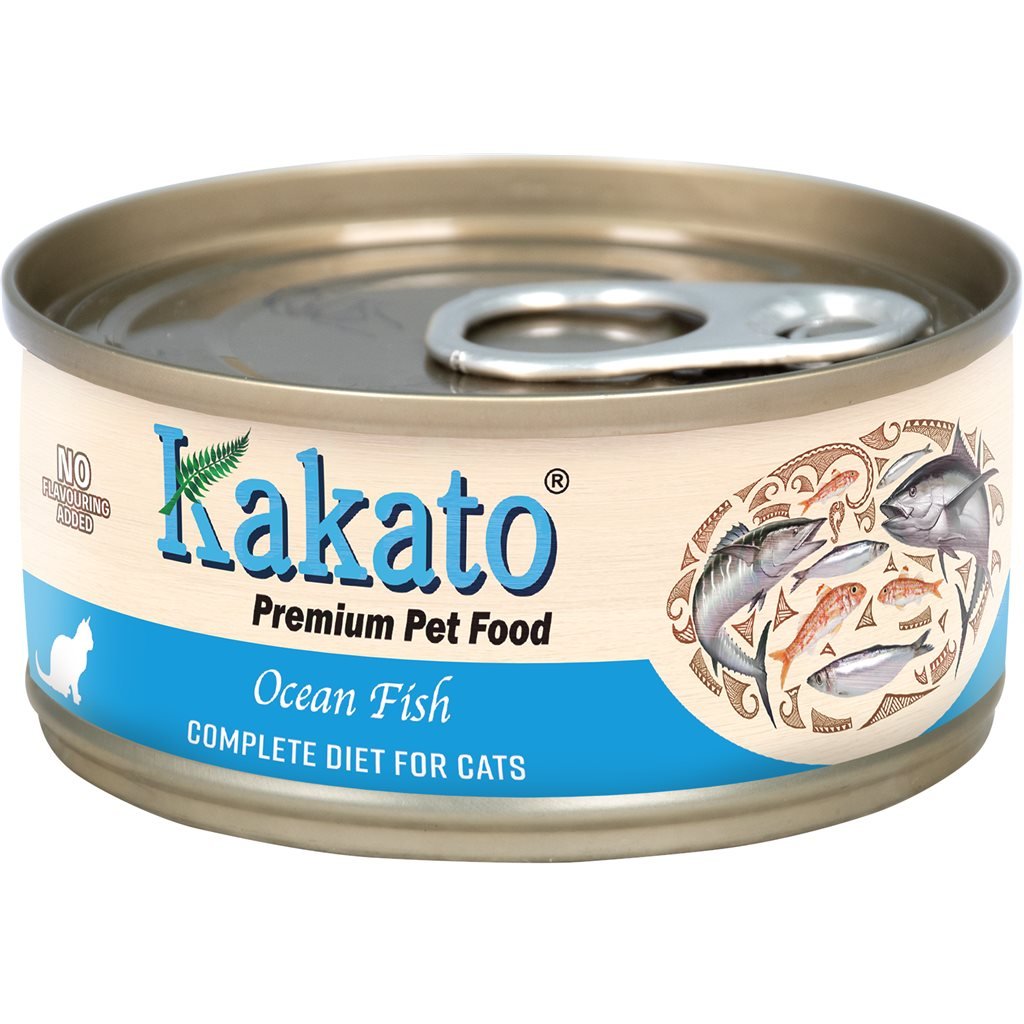 Kakato 卡格 貓主食罐系列 - 海魚 70g - 幸福站