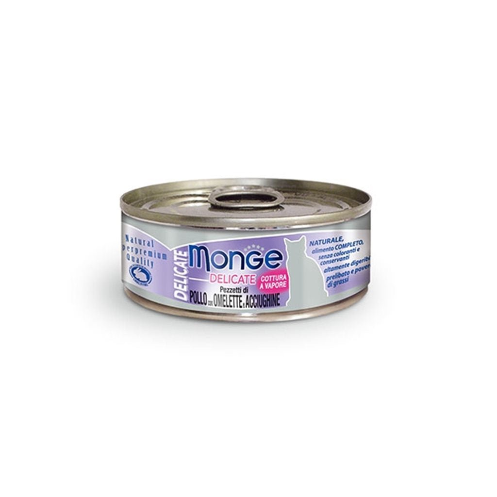 Monge 鮮味雞肉系列 - 雞肉+鯷魚 (紫) 80g - 幸福站