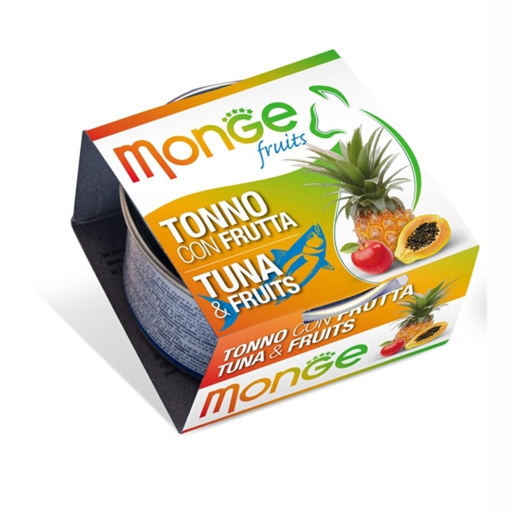 Monge 清新水果系列 - 吞拿魚+雜果 80g - 幸福站