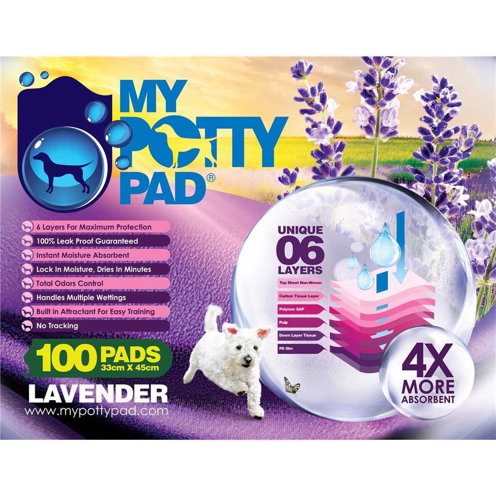 MY POTTY PAD pet urine absorbing pad (lavender flavor)