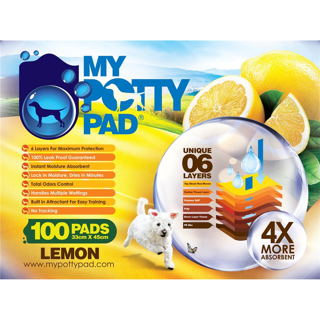 MY POTTY PAD pet urine absorbing pad (lemon flavor)