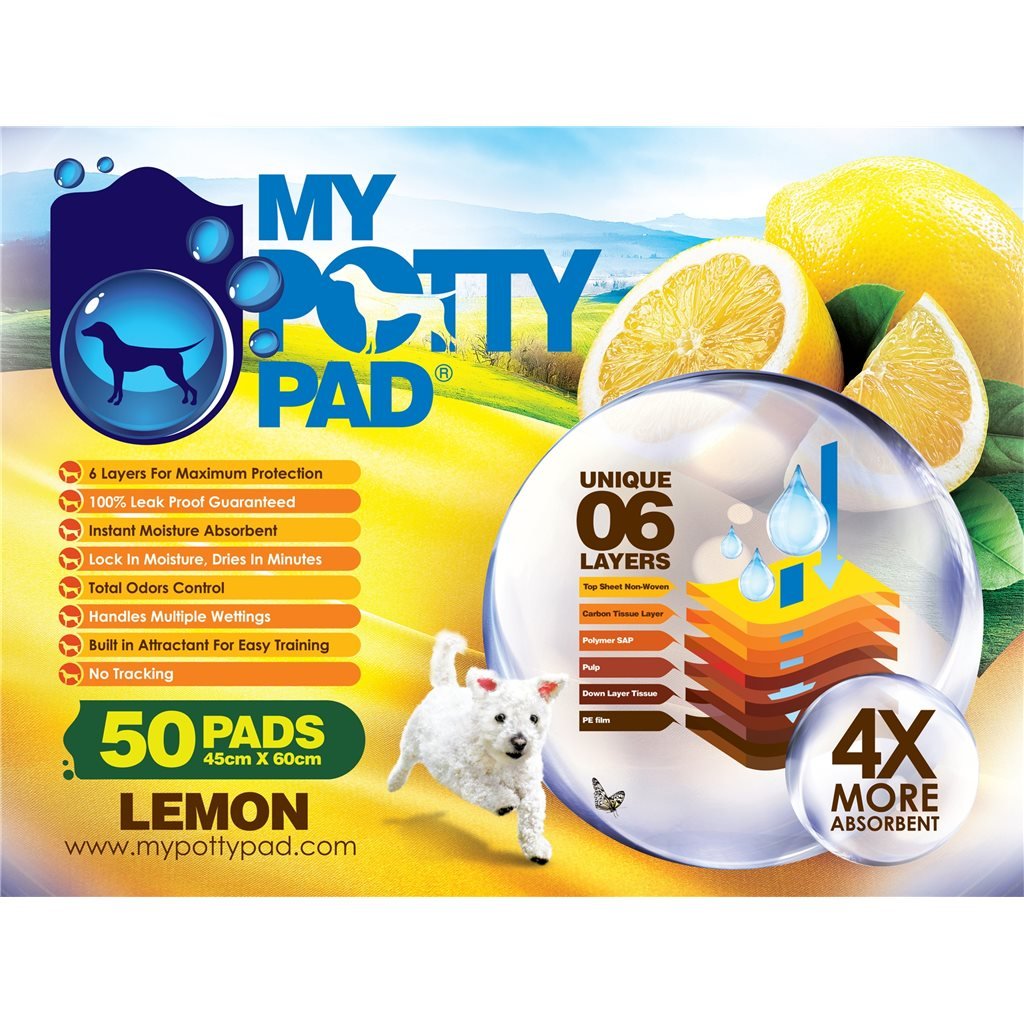 MY POTTY PAD pet urine absorbing pad (lemon flavor)