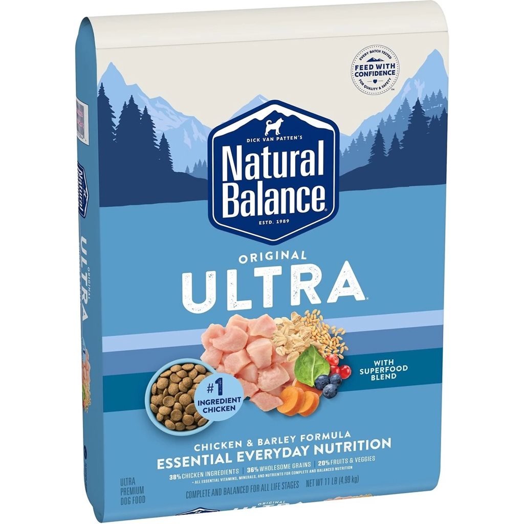 Natural Balance Ultra Flavor - Ultimate Chicken Barley Formula Whole Dog Dry Food 4lb