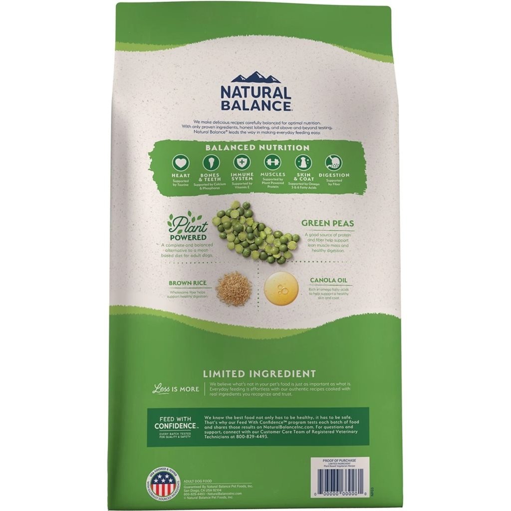 Natural Balance Single Protein Gluten-Free-Duck and Potato Puppy Dog Food