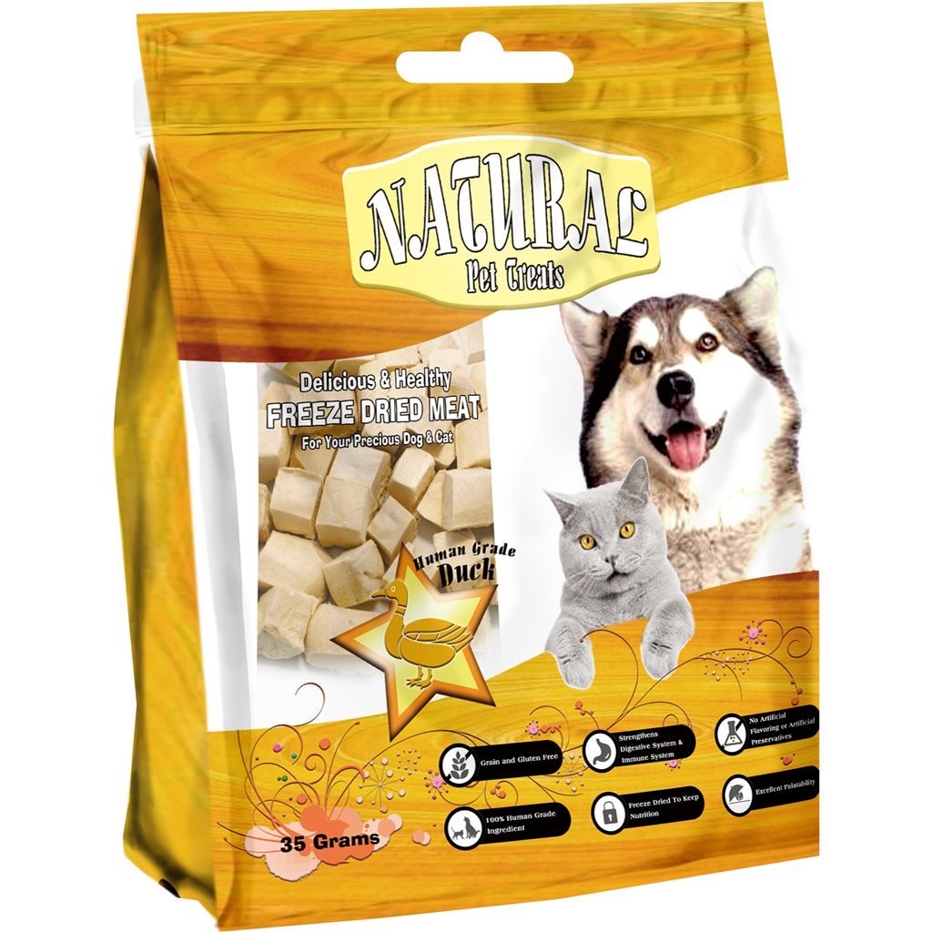 Natural Pet Dehydrated Duck Meat (for dogs and cats) 35G
