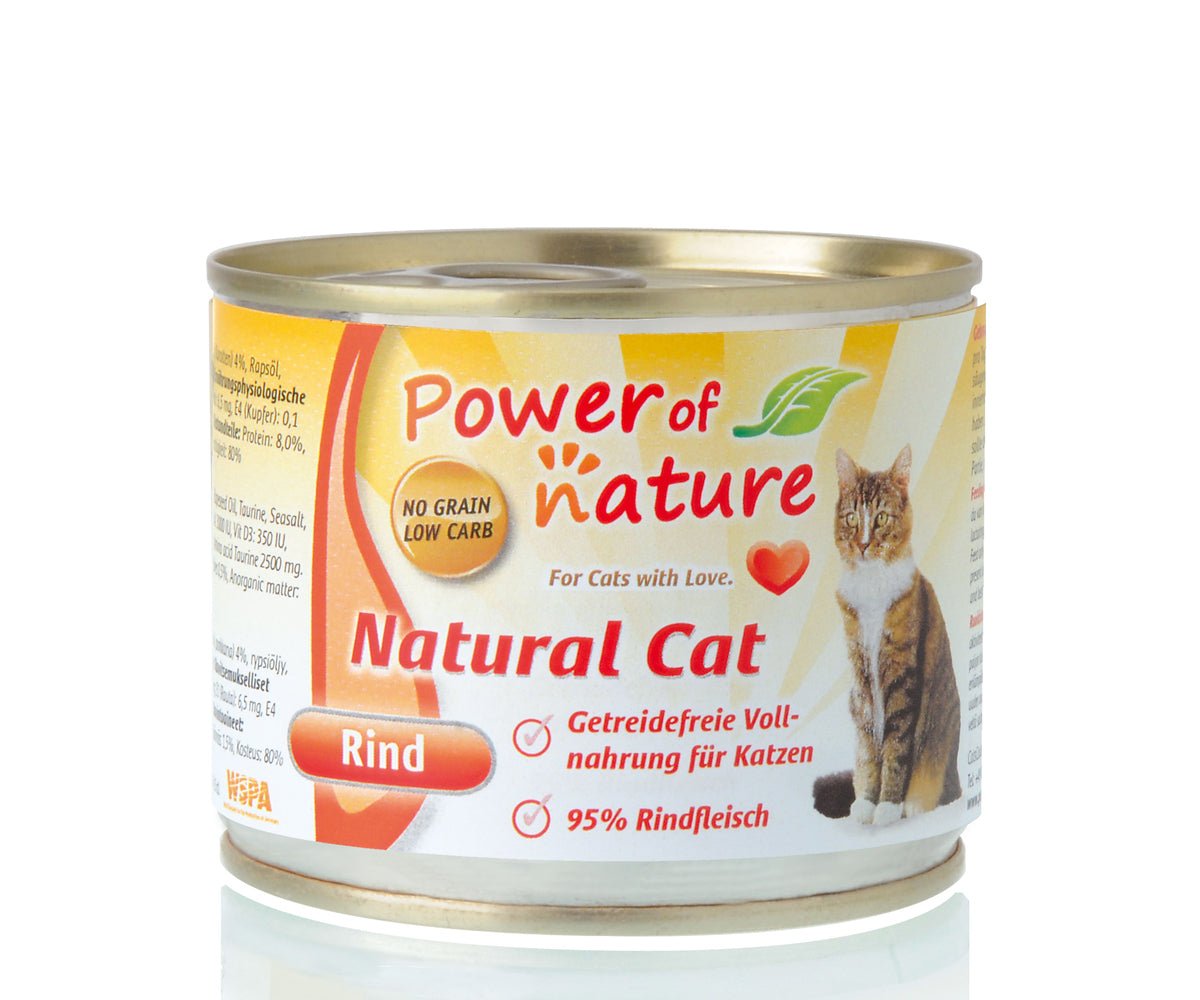 Power of Nature LID Ultra Low Carb Canned Cat 95% Beef 200g