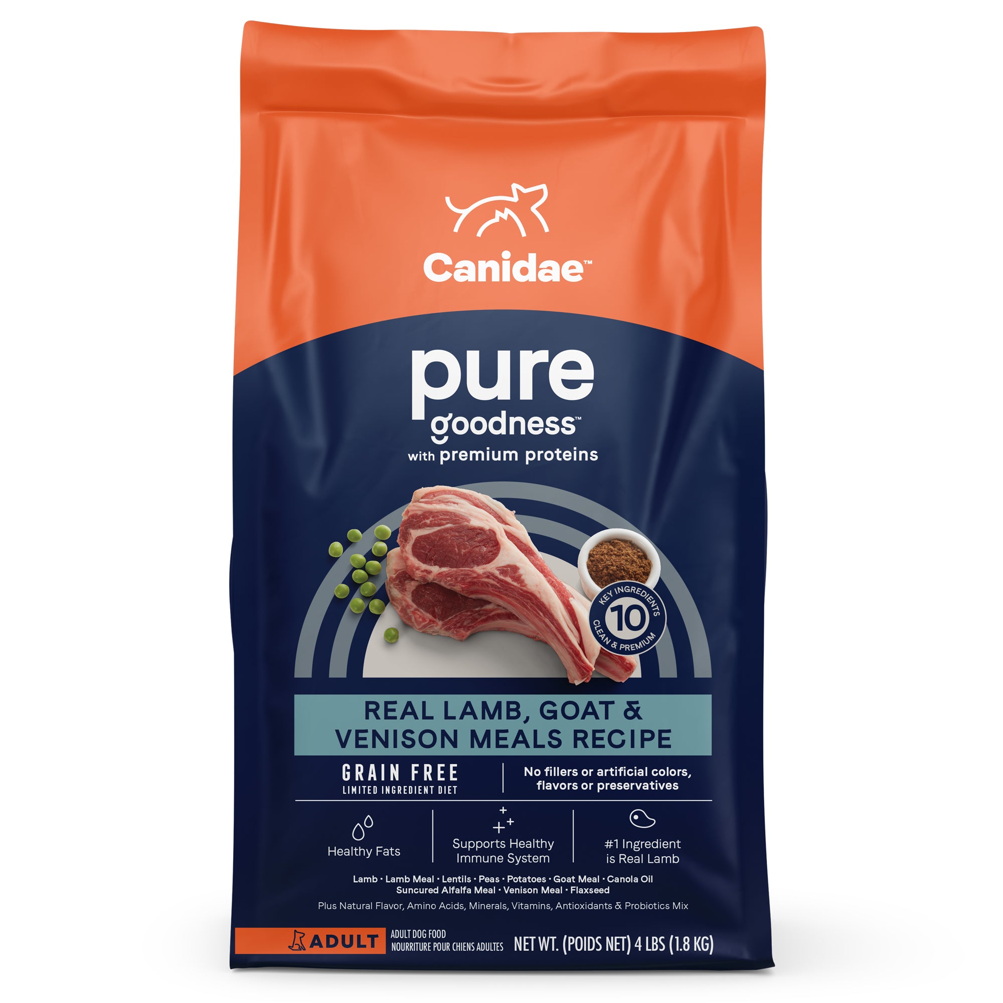 Canidae (Pure Lamb) Grain-Free Adult Dog Formula (Lamb & Pea)