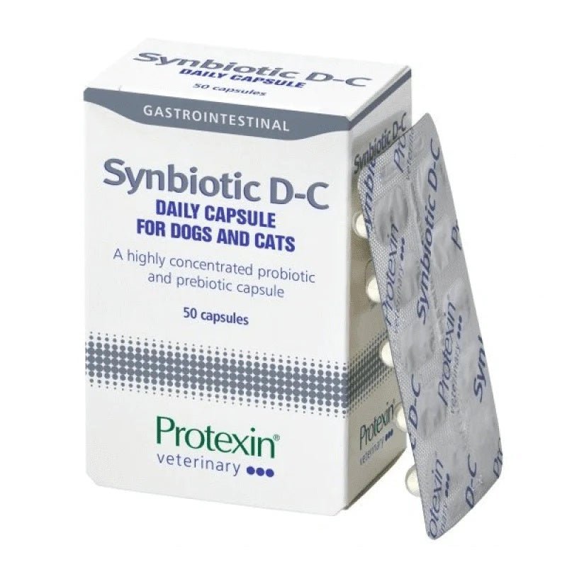 Protexin Synbiotic D-C 益生菌膠囊 50粒 (貓狗合用) - 幸福站