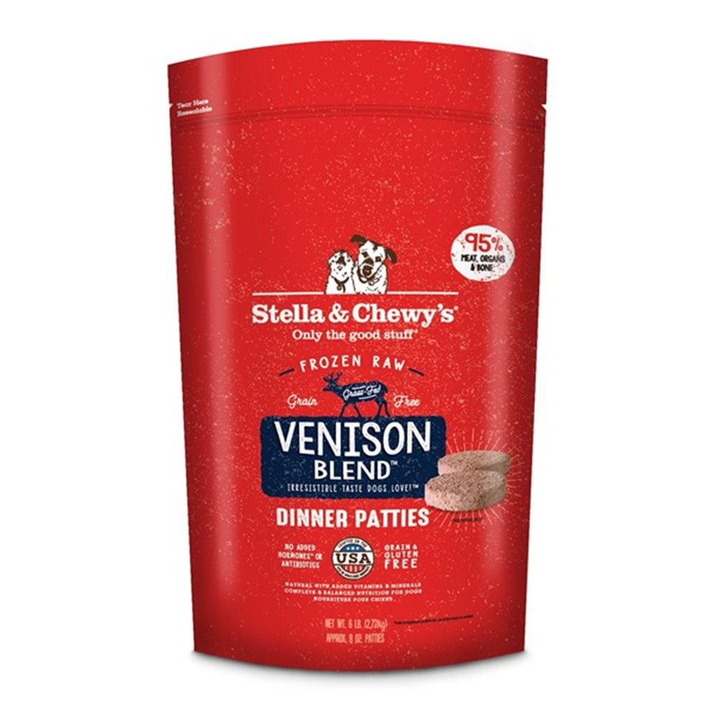 Stella &amp; Chewy's - Freeze Dried Venison Blend Dinner - Venison and Lamb Dog Formula Freeze-Dried Food