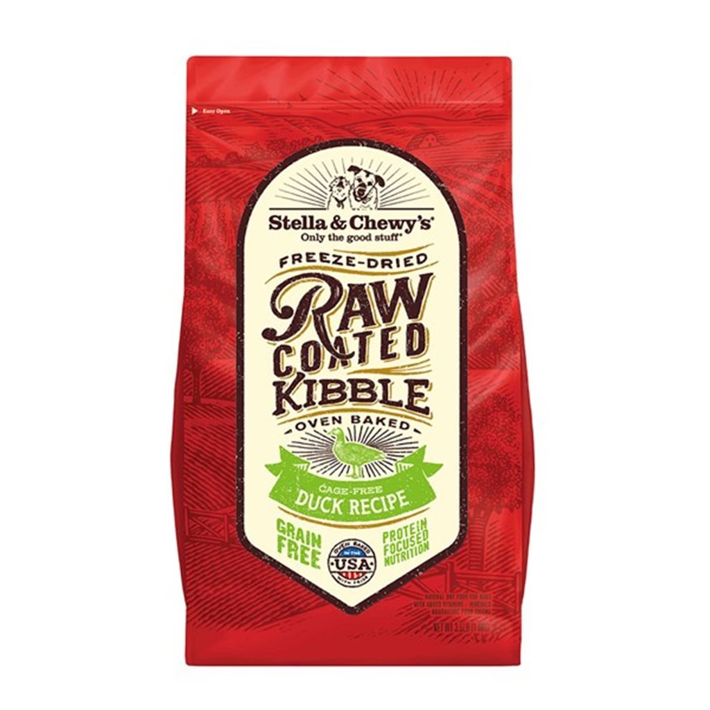 Stella &amp; Chewy's - Freeze-dried raw meat coated low-temperature baked dry food - Free-range duck recipe