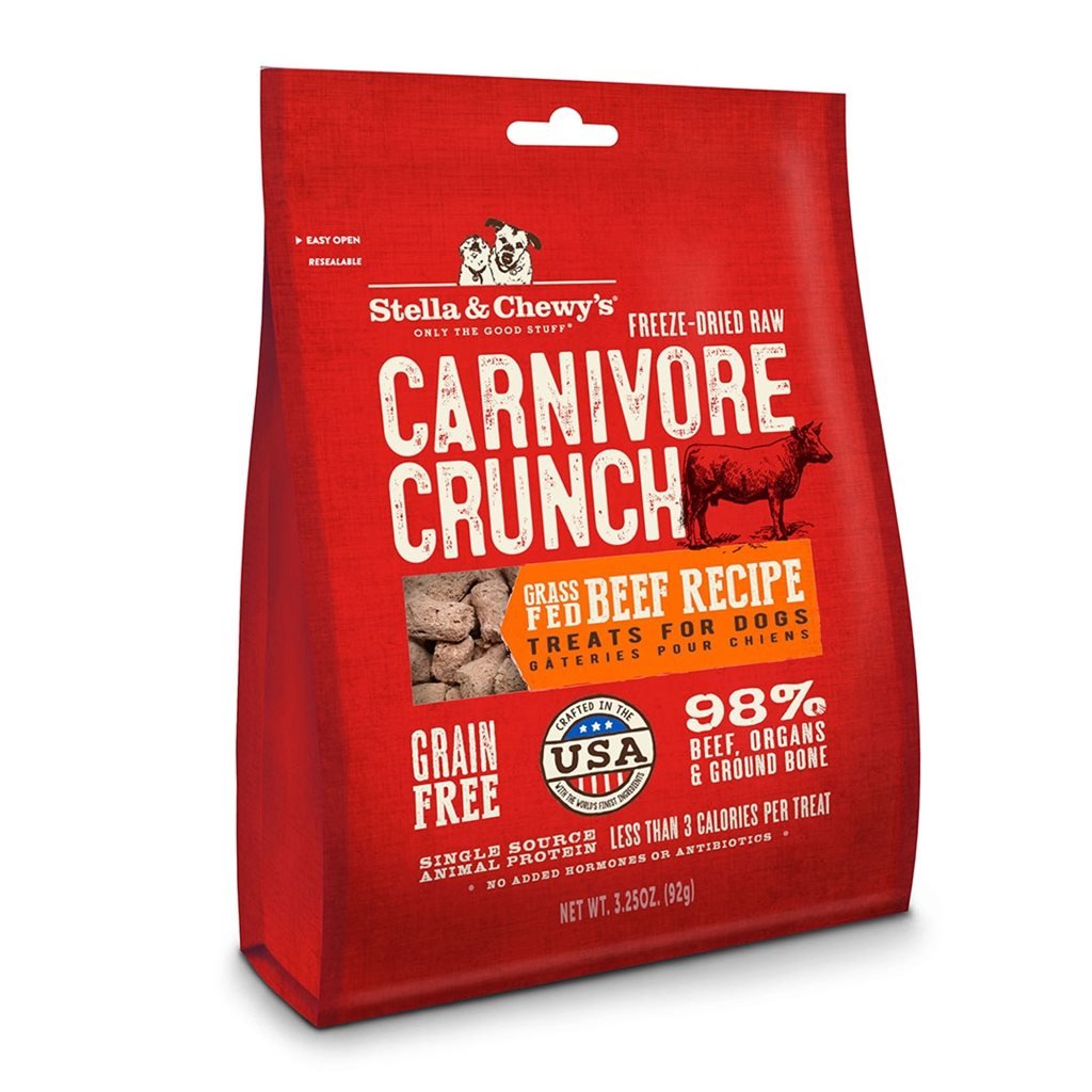 Stella &amp; Chewy's - Carnivore Crunch Beef - Beef 3.25oz (SC045)