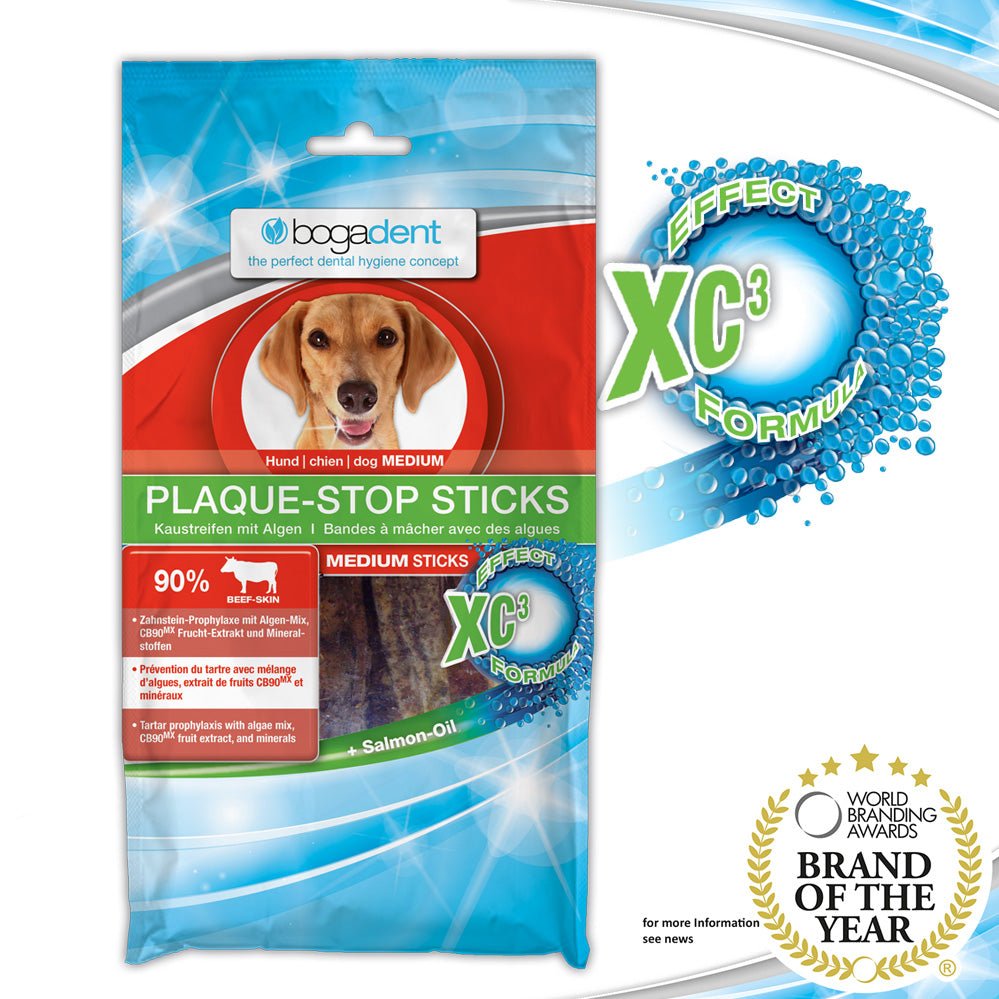 bogadent® PLAQUE STOP Sticks (Mini) Natural Seaweed STOP Sticks (Dog) 100g