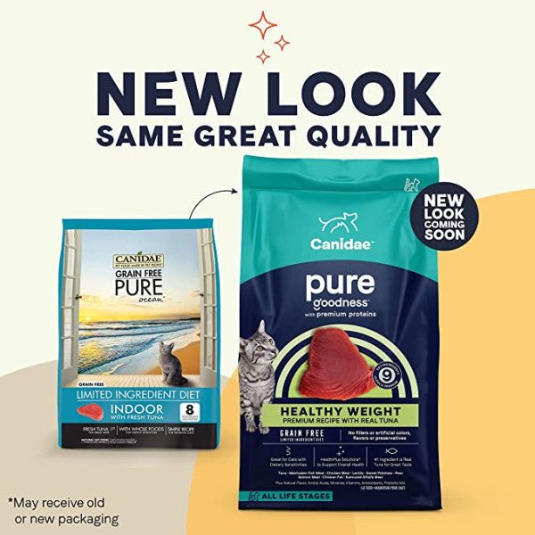 Canidae PURE Ocean Indoor for Cats Grain-Free Tuna Dry Indoor Cat Food 10lb